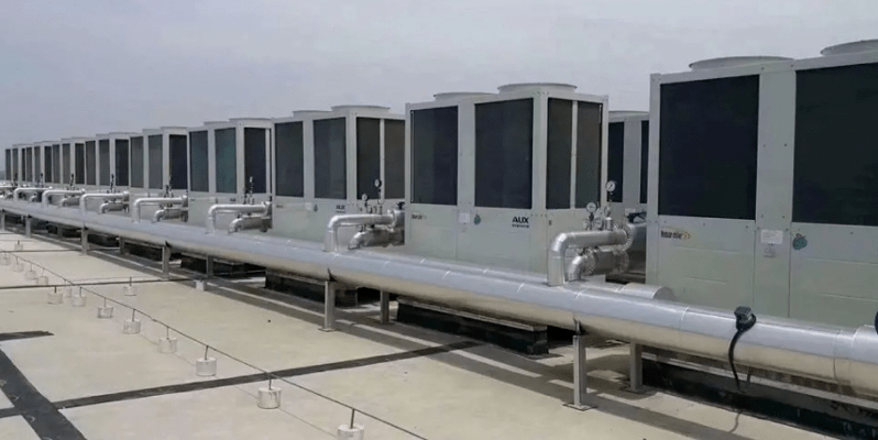 奧克斯空氣源熱泵安裝